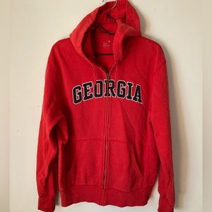 Men’s size M Nike Georgia zip up hoodie